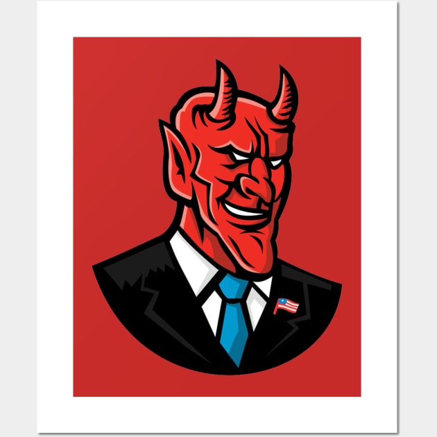 The Devils Leader Wall Art by EX-Brengsex Tees